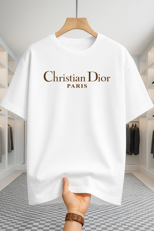 Drop Shoulder T-shirt - Christian Dior - White