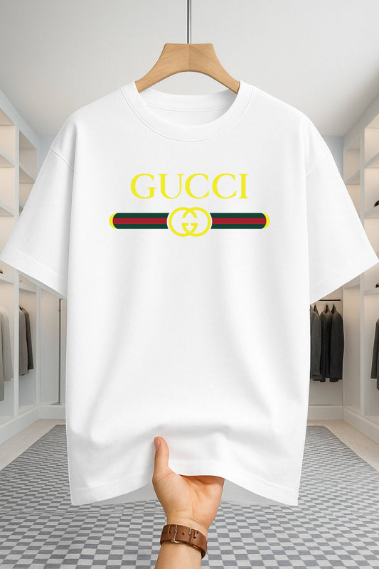 Drop Shoulder T-shirt - Gucci - White